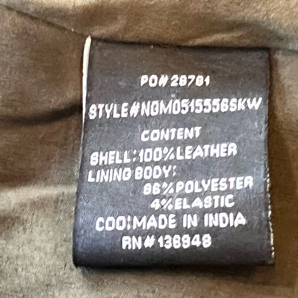 Nasty Girl Brown Leather Mini Skirt Size S - Picture 3 of 7